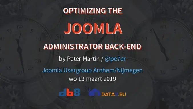 Joomla backend optimalisatie