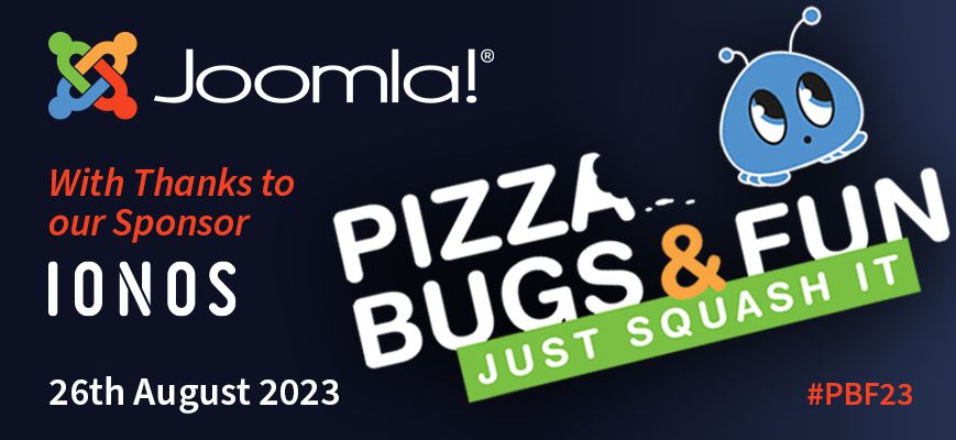 Joomla Pizza, Bugs en Fun 2023