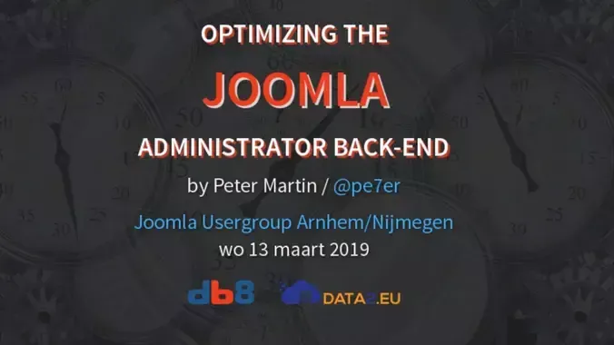 Joomla backend optimalisatie