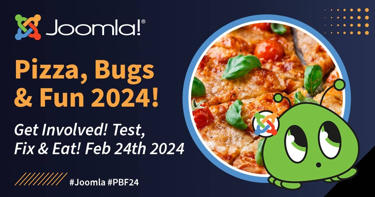 Joomla Pizza, Bugs en Fun 2024